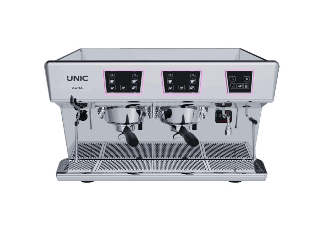 Aura 2 Groups Espresso Machine Front