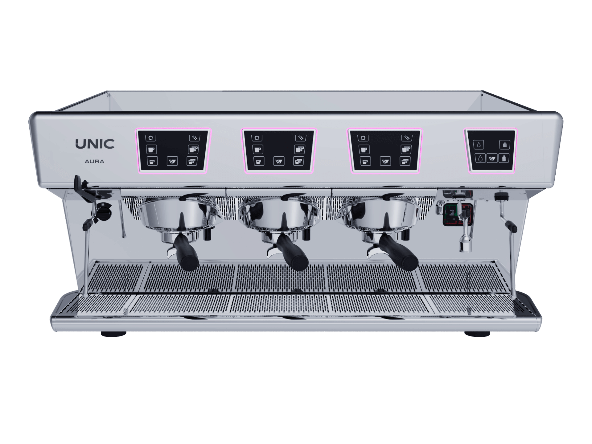 Aura 3 Groups Espresso Machine Front