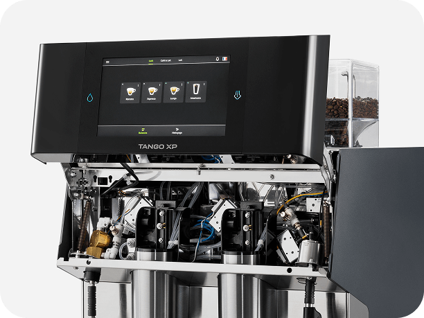 UNIC_Espresso_Machine_TANGOXP_DUO_Superautomatic_Open_Screen_Side